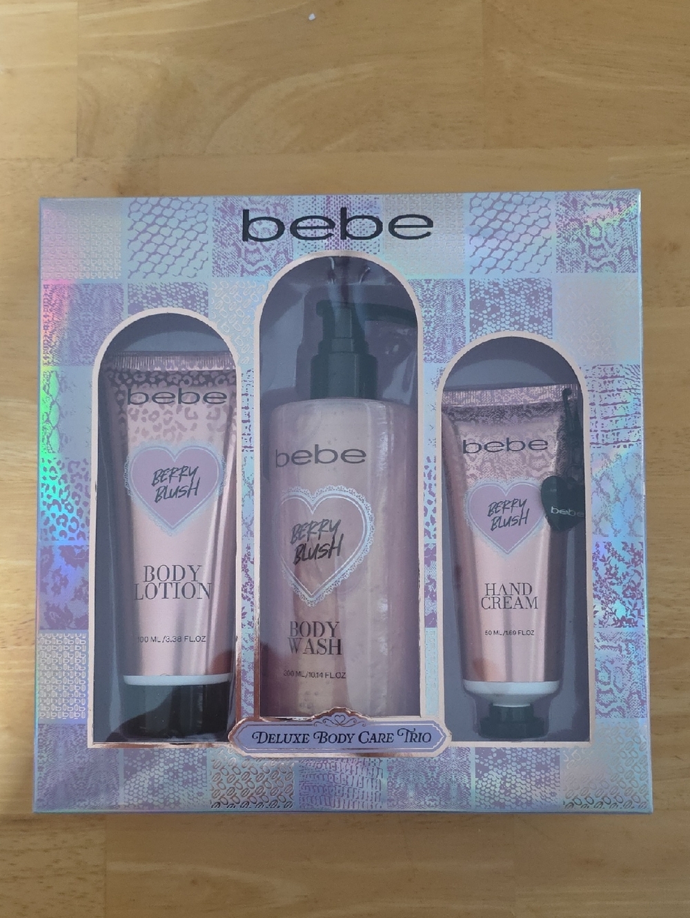 bebe Berry Blush Body Care Trio - Shimmery Pink